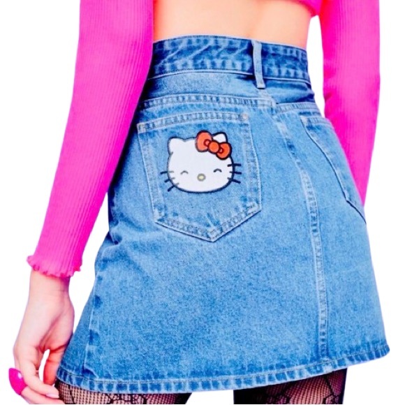 NWOT Hello Kitty, Denim, Skirt! - Picture 4 of 4